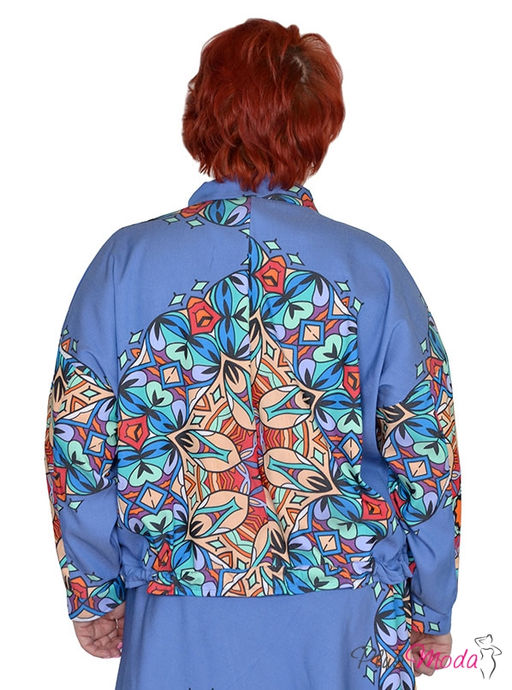 Парка Модель №1491 размеры 44-84 - Plusmoda фото 6