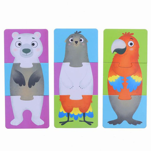 Пазлы 3 в 1 Животные - Puzzle time фото 5