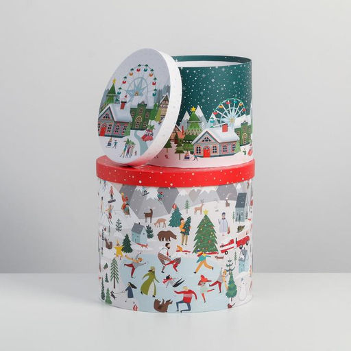 Набор подарочных коробок 5 в 1 С Новым годом, 13 1419.5 22 см - Дарите счастье фото 14