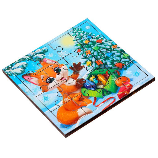 Пазл Лисёнок с подарками - Лесная мастерская фото 8