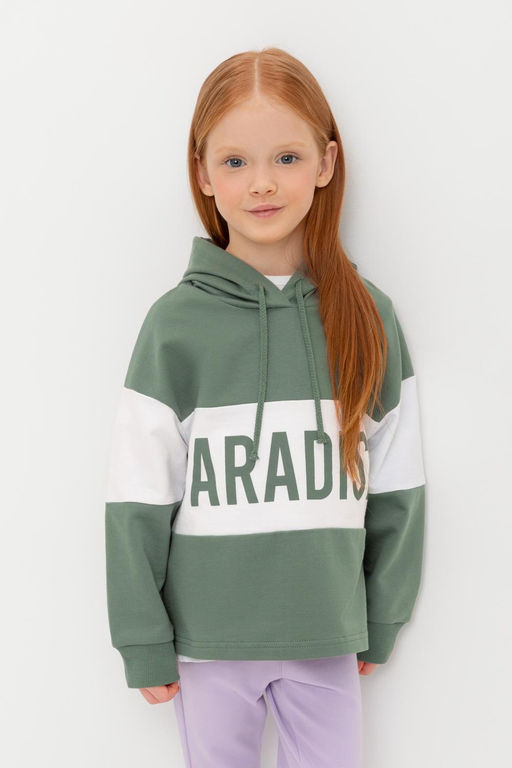 К 301691/зеленый мох джемпер для дев