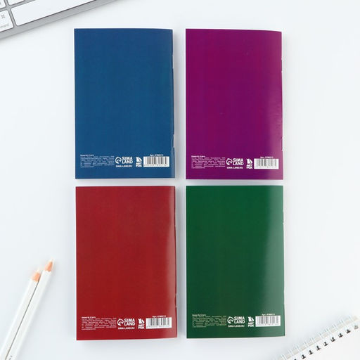 Цена за 4 шт. МИКС блокнотов А6, 32 листа Животные - Artfox фото 2