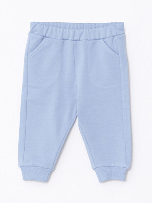 Bisiklet Yaka Uzun Kollu Nak?? Detayl? Erkek Bebek Sweatshirt ve Pantolon 2li Tak?m - Waikiki фото 3