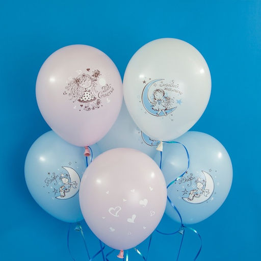 Воздушные шары латексные 12" «Маленькие мечты», 25 шт., МИКС