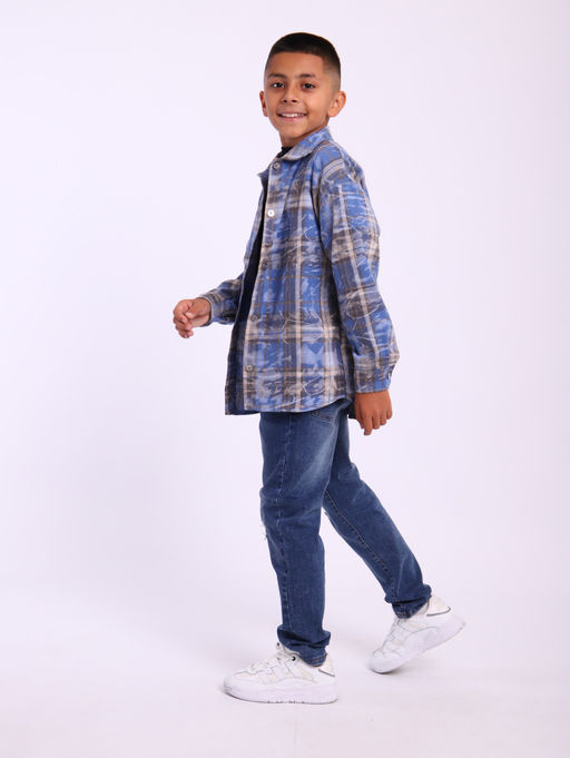 РБ018 Рубашка "Дакота" (голубой)