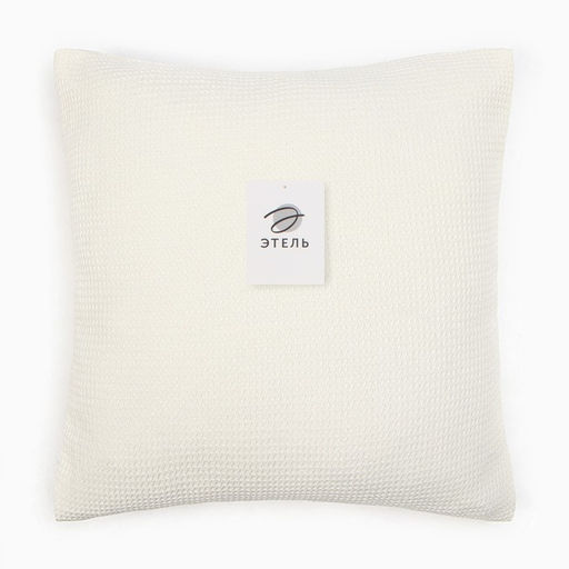 Наволочка декоративная Этель Glare 45х45см, цвет молочный, полиэстер  фото 4