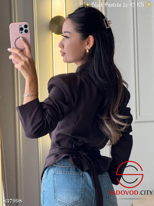 Пиджак женский однотонный - Bruno фото 2