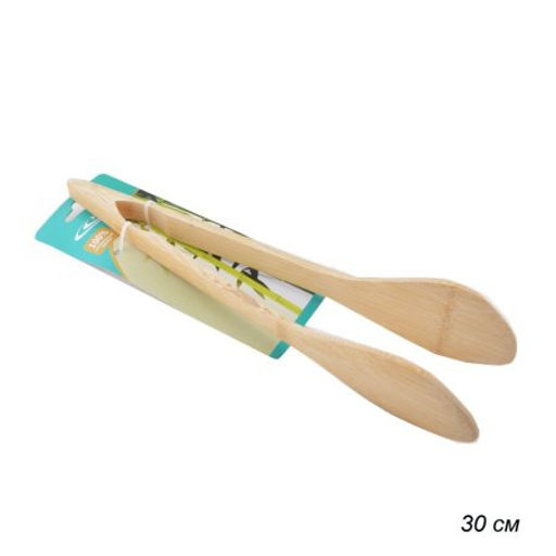 Щипцы кулинарные №1 30 см / КТ-ЩК-01 /уп 36/ бамбук - Галеонтрейд фото 2