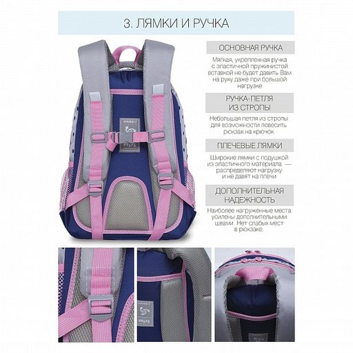 RG-162-1 Рюкзак школьный - Grizzly фото 14