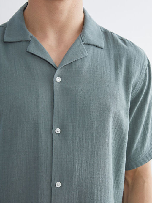 Standart Fit K?sa Kollu Erkek G?mlek