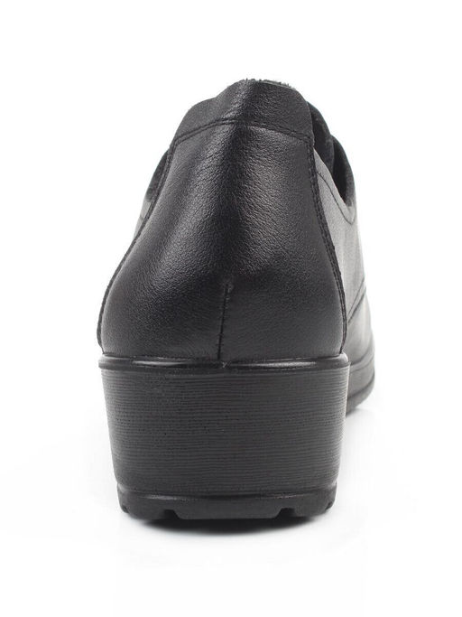 03-DHL100-D1 BLACK Лоферы женские (натуральная кожа)