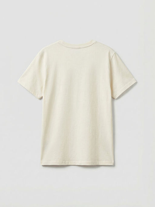 Bisiklet Yaka Bask?l? Erkek ?ocuk Ti??rt