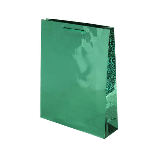 Цена за 12 шт. Пакет подарочный 29х38х9 голография / GW-114 /уп 12/600/плотность бумаги 128г/м2 микс - Галеонтрейд фото 2