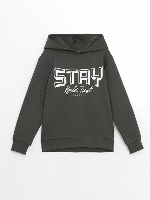 Kap??onlu Erkek ?ocuk Sweatshirt