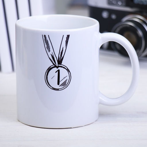 Кружка чайная керамическая «Папа», 320 мл