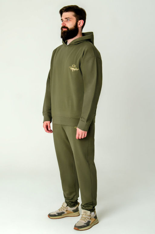 Арт. 63190 Костюм с брюками мужской 50-58 (5 шт) Цвет:хаки - Идеал фото 5