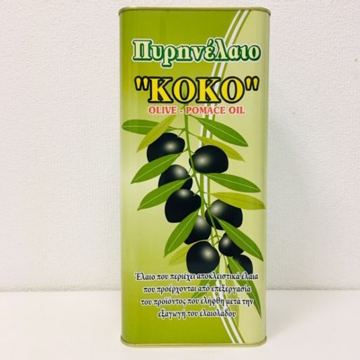 Оливковое масло рафинированное KOKO, Греция, жест.банка, 5л - Evros фото 2