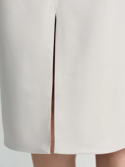 Юбка миди из искусственной кожи / Zarina  фото 7