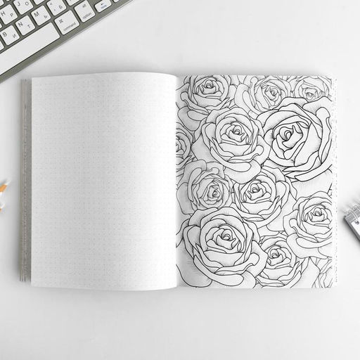 Ежедневник-Смэшбук с раскраской антистресс А5, 80 л Сияй ярче звезд