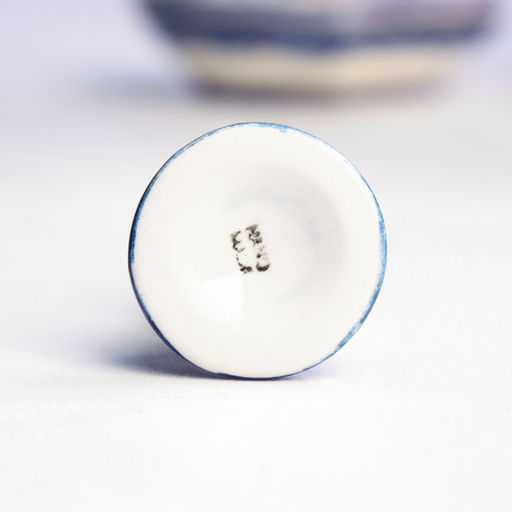 Цена за 3 шт. Подсвечник на 1 свечу «Гжель», фарфор