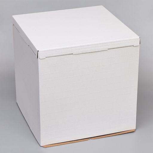 Цена за 2 шт. Короба под торт, короб белый, кондитерская упаковка, 50×50×50 см