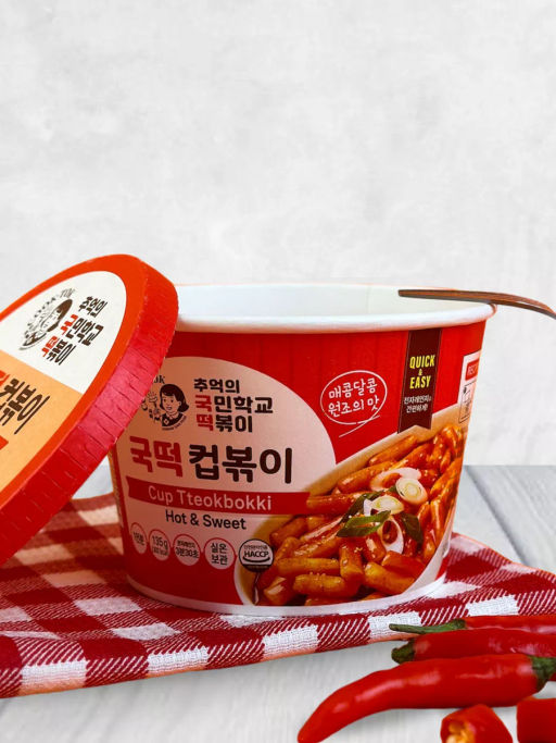 COOK-TOK Токпокки с остро-сладким соусом (рисовые палочки с соусом) 135 г.  фото 7