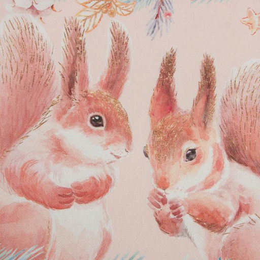 Набор новогодних салфеток Этель Pink magic, 40х40см - 4 шт, хлопок, саржа  фото 9