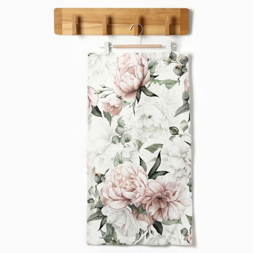 Полотенце Этель Пионы 40х73см, 100% хлопок, саржа 190 г/м2  фото 14