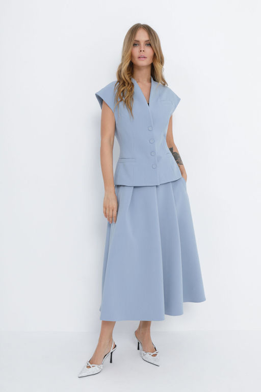 Юбка Pirs 5831 голубой фото 2