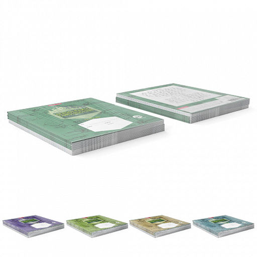 Цена за 10 шт. Тетрадь школьная ученическая ErichKrause Aerodinamics, 24 листа, линейка (в плёнке по 10 шт.)_MIX-PACK  фото 9