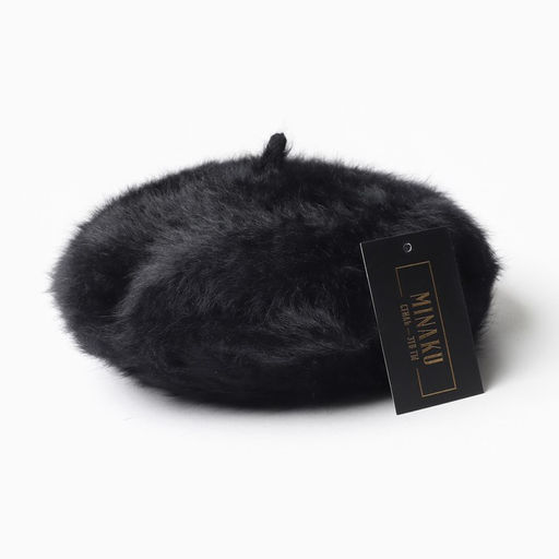 Берет женский MINAKU, цвет черный, р-р 54-56  фото 4