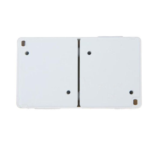 Розетка двухместная, 16 А, уличная, накладная, IP44, с заземлением, белая