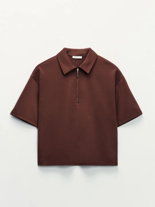 Джемпер на молнии из вискозы / Zarina