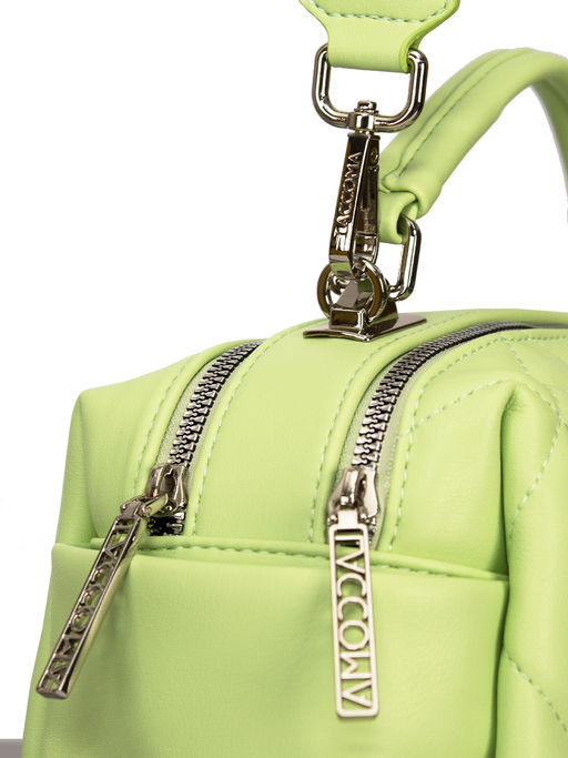 LACCOMA сумка Кристи-Ф826-мятный эко кожа хлопок  фото 7