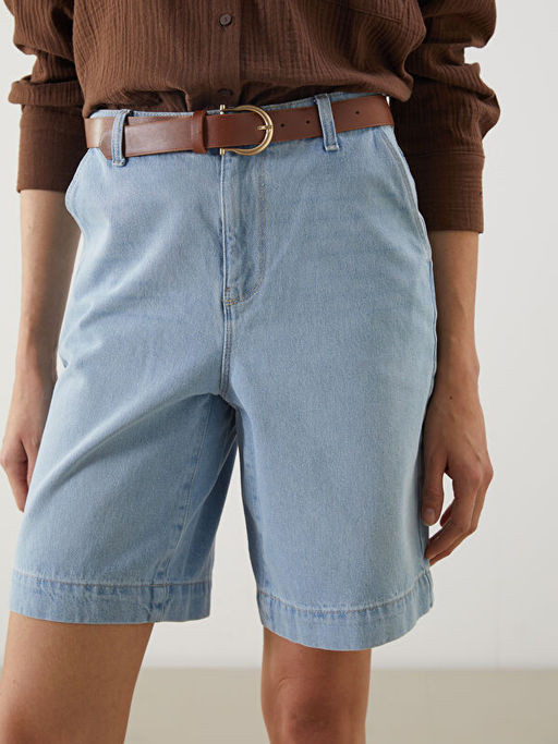 Джинсовые шорты Bermuda Fit женские