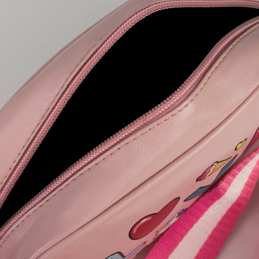 Сумка детская Love на молнии, цвет розовая - NAZAMOK KIDS фото 4