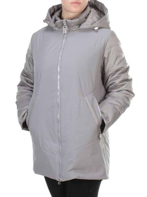 6021 GRAY Куртка демисезонная женская DATURA (100 гр. синтепон) - Fashion фото 3