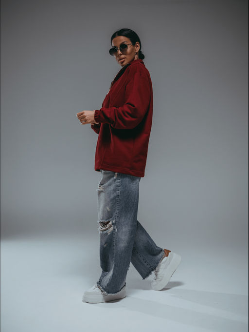 Брамея свитшот женский (черный) - Lovetex фото 20