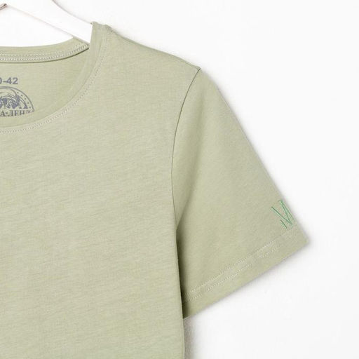 Футболка женская MIST basic, размер 40-42, шалфей