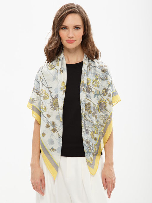 Платок жен. шелк+хл 110х110 DR22-8391-17