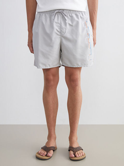 K?sa Boy Bask?l? Erkek Deniz ?ortu