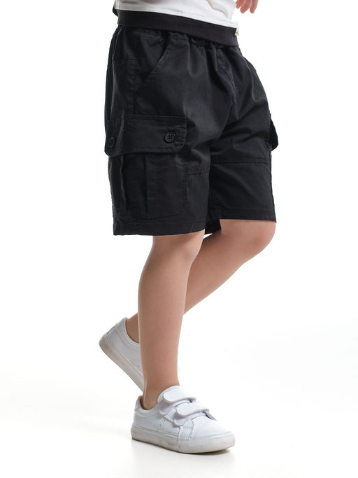 Шорты карго для мальчика 33-7972 черный - Mini maxi фото 10