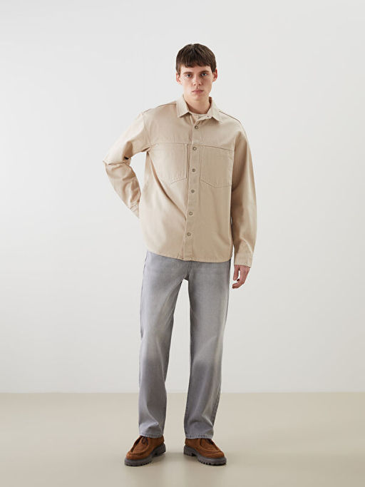 Loose Fit Erkek Jean Pantolon