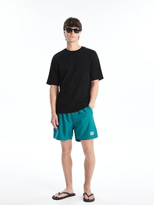 K?sa Boy Bask?l? Erkek Deniz ?ortu