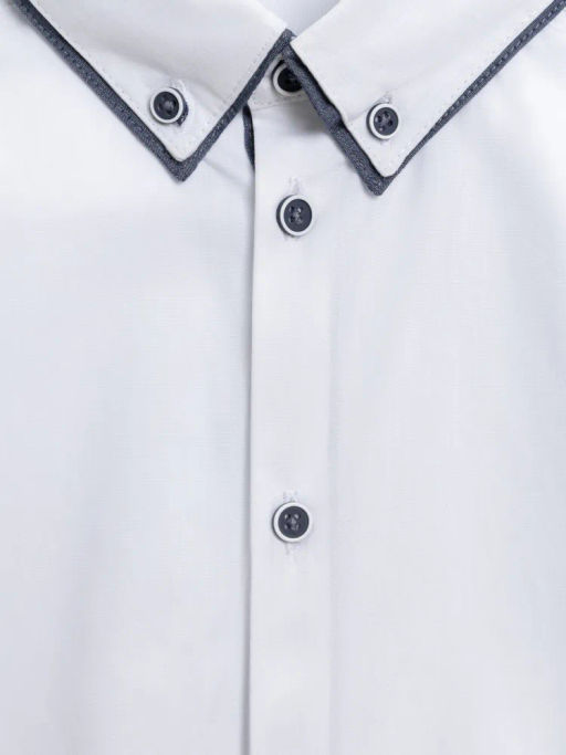 ACOOLA / Сорочка верхняя детская для мальчиков Potret белый  фото 3