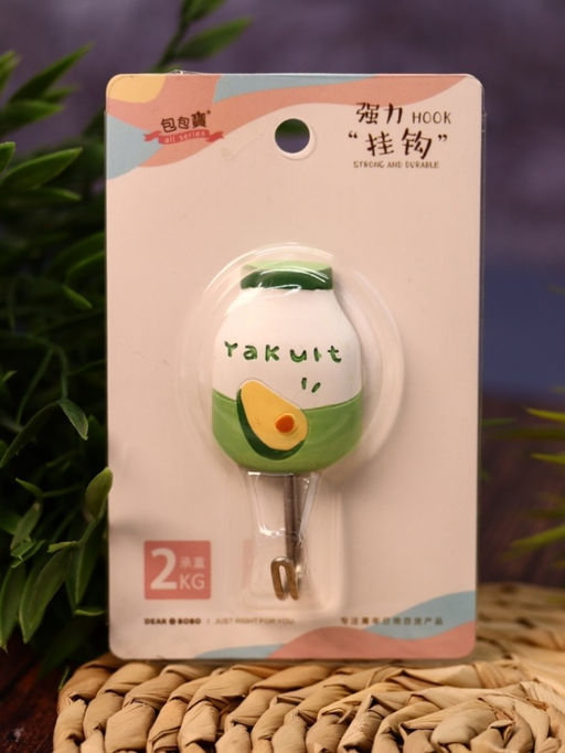 Крючок на липучке Yakuit, green