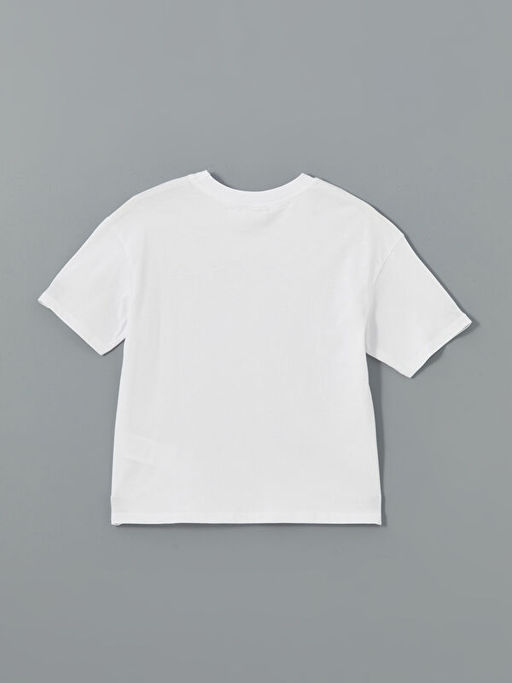 Bisiklet Yaka K?z ?ocuk Ti??rt