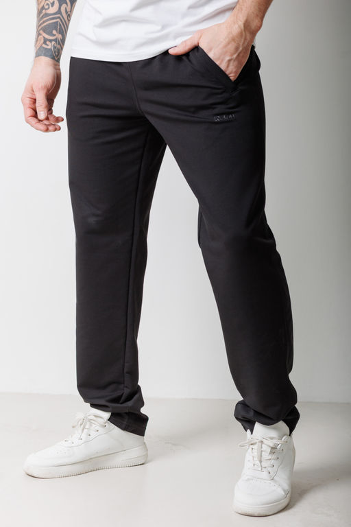 Брюки М-1224 из футера двунитки без начёса