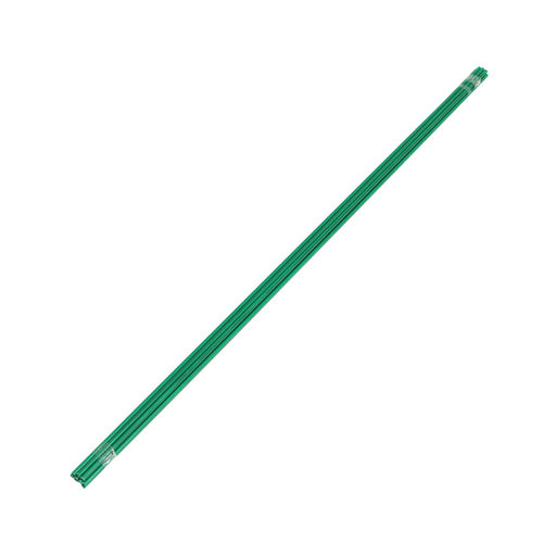 Цена за 10 шт. Колышек для подвязки растений, h=150 см, d=1 см, металл, зелёный, Greengo  фото 2