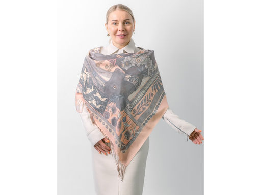 Платок Lanotti двухсторонний /Арт 47
